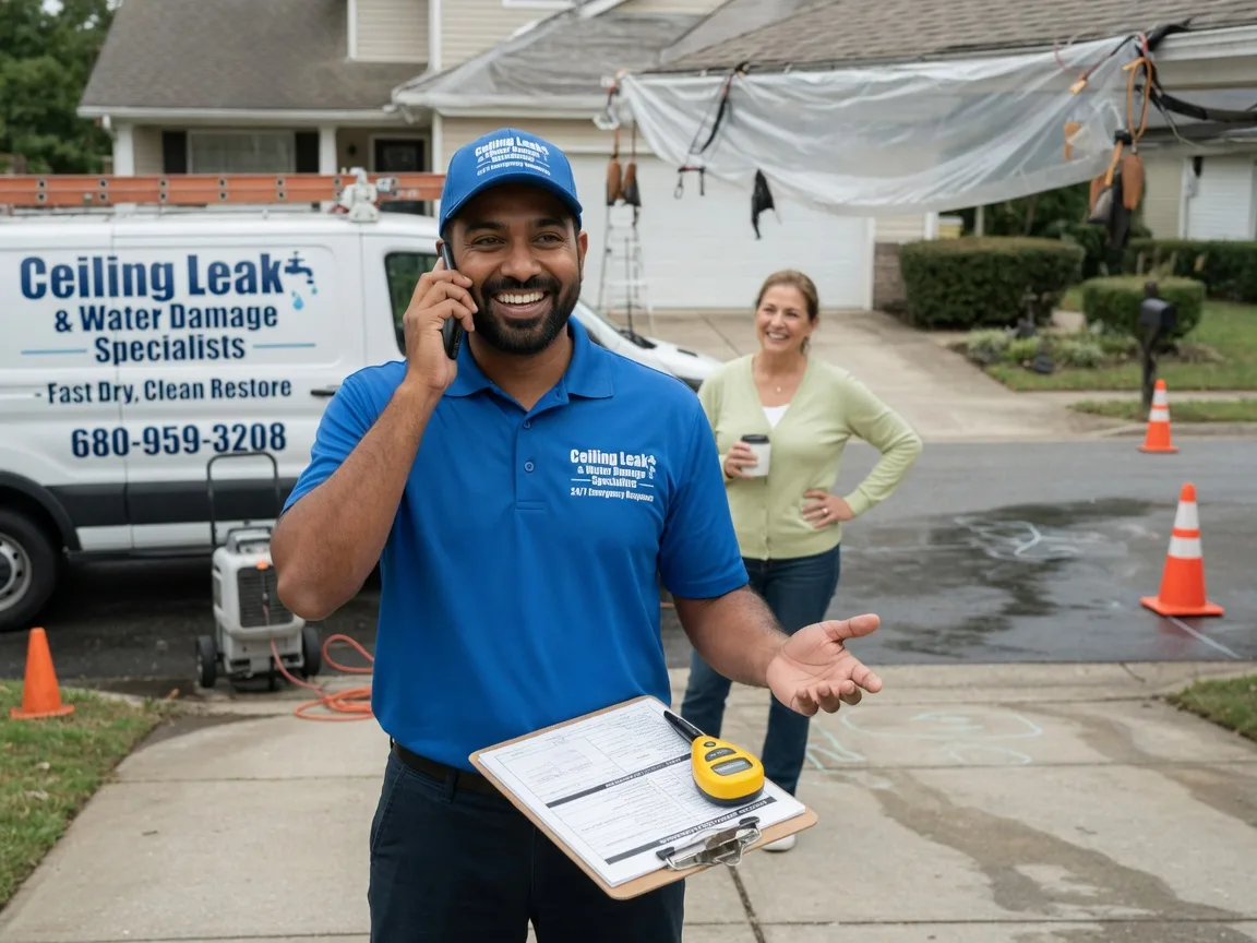 Ceiling Leak Cleanup Scranton, IA FAQs
